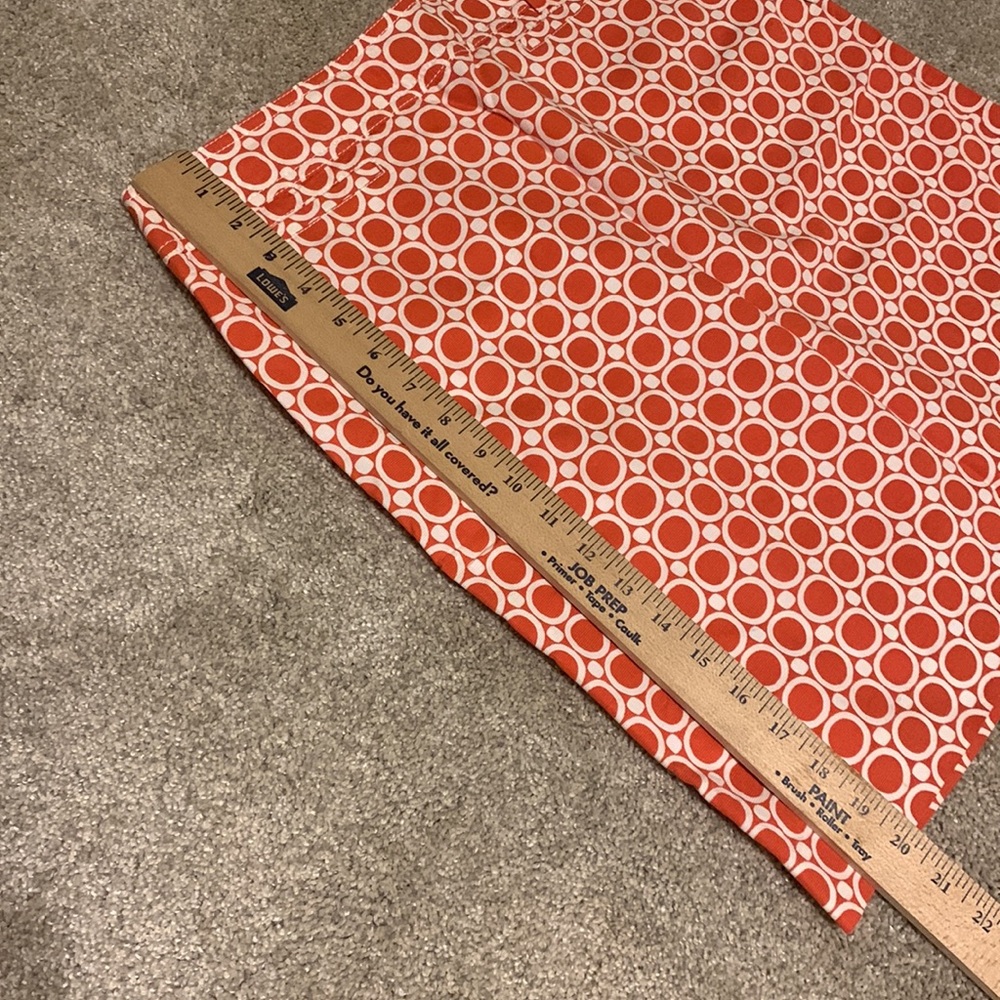 4/$25 orange and white skirt - Picture 3 of 3